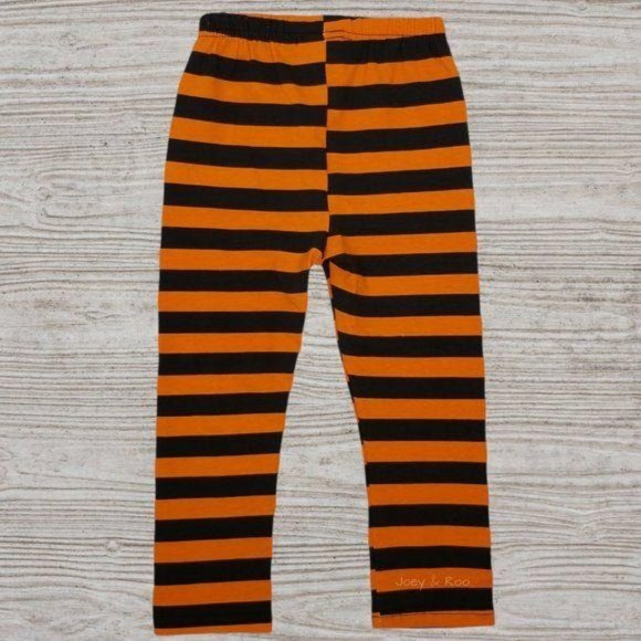 Halloween Black Cat Ruffle Striped Outfit Set - Picture 5 of 5